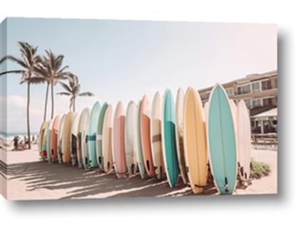 Picture of Surfboards in the Sand