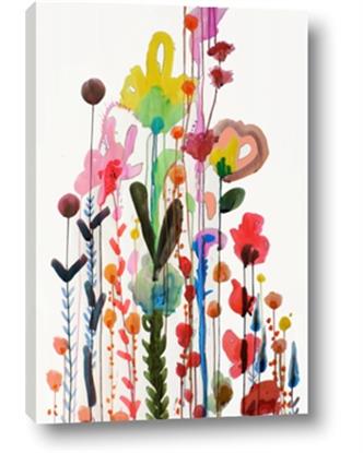 Image de Eclectic Floral Canvas I