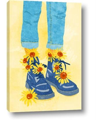 Image de Sunflower Walk in Blue Shoes