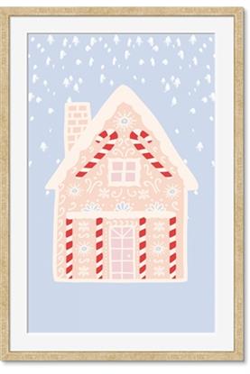 Picture of Blue Gingerbread House