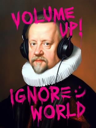 Picture of Volume Up Typography Poster