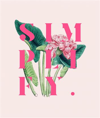 Picture of SIMPLIFY Typography Poster