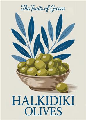 Picture of Halkidiki Olives Poster