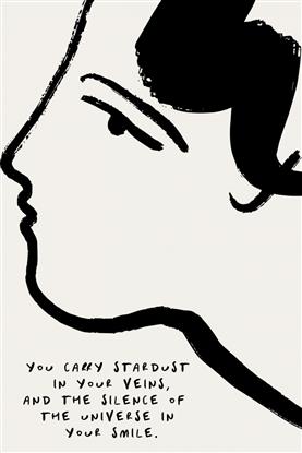 Picture of Cosmic Quote Typography Poster
