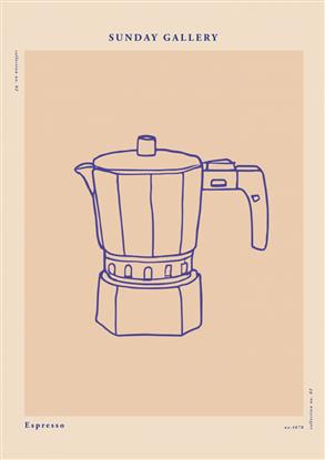 Picture of Sunday Gallery Espresso Poster