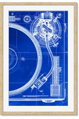 Picture of Blue Print Vinyl I